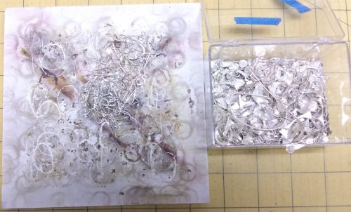 Judy Larson's Make a Lacy Argentium Scrap Metal Sheet - , General Education, Butane Torch, Soldering, Solder, make a lacy argentium scrap metal sheet